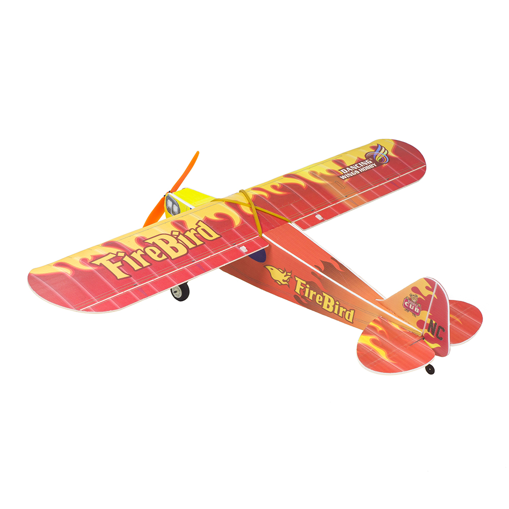 Model Kit Airplane - J3 Fire Bird 600mm PP Köpük