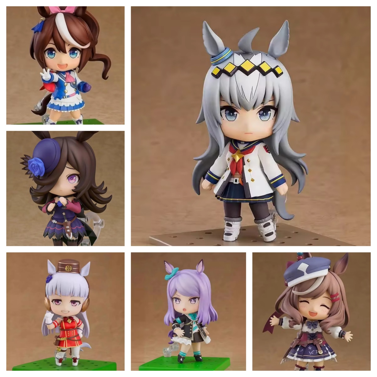 Model Kit Uma Musume - 10 cm Umamusume Mini Şekil Seti,