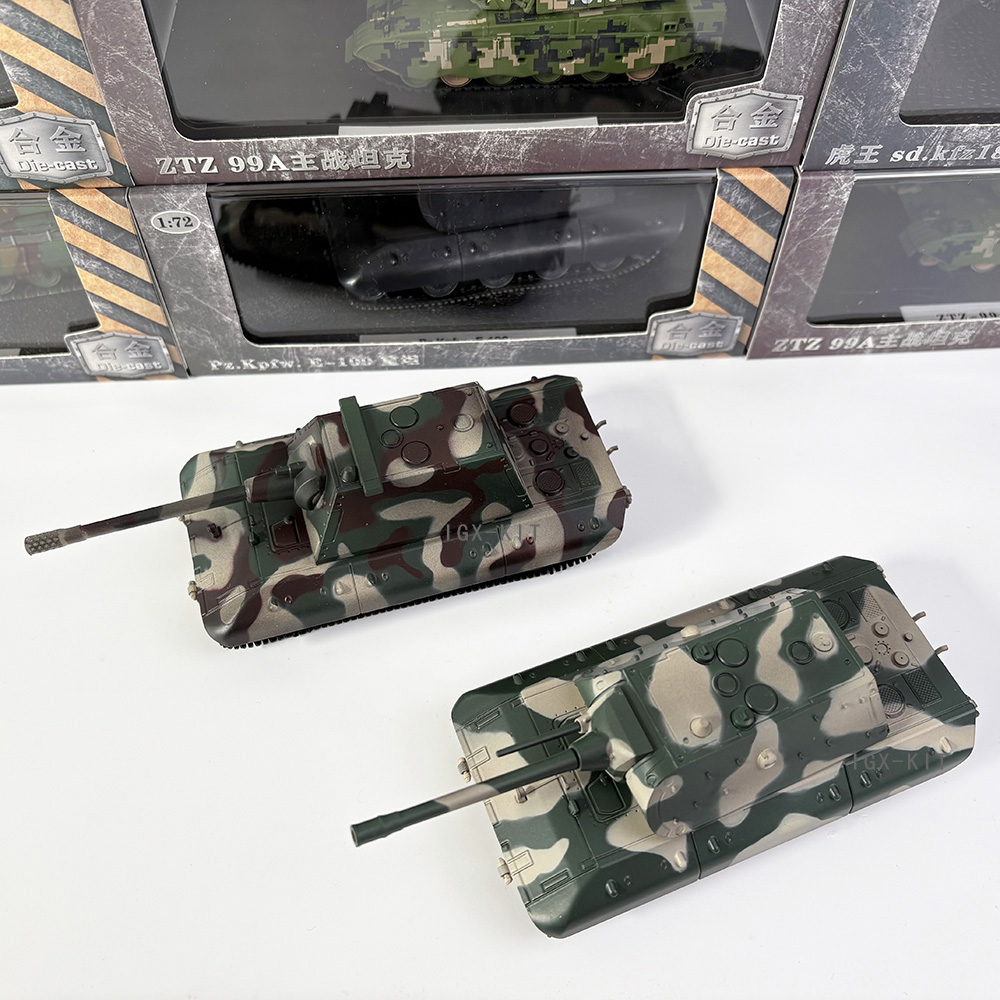 Model Kit Tank - 1/72 ölçekli Alman E-100 ağır tankı