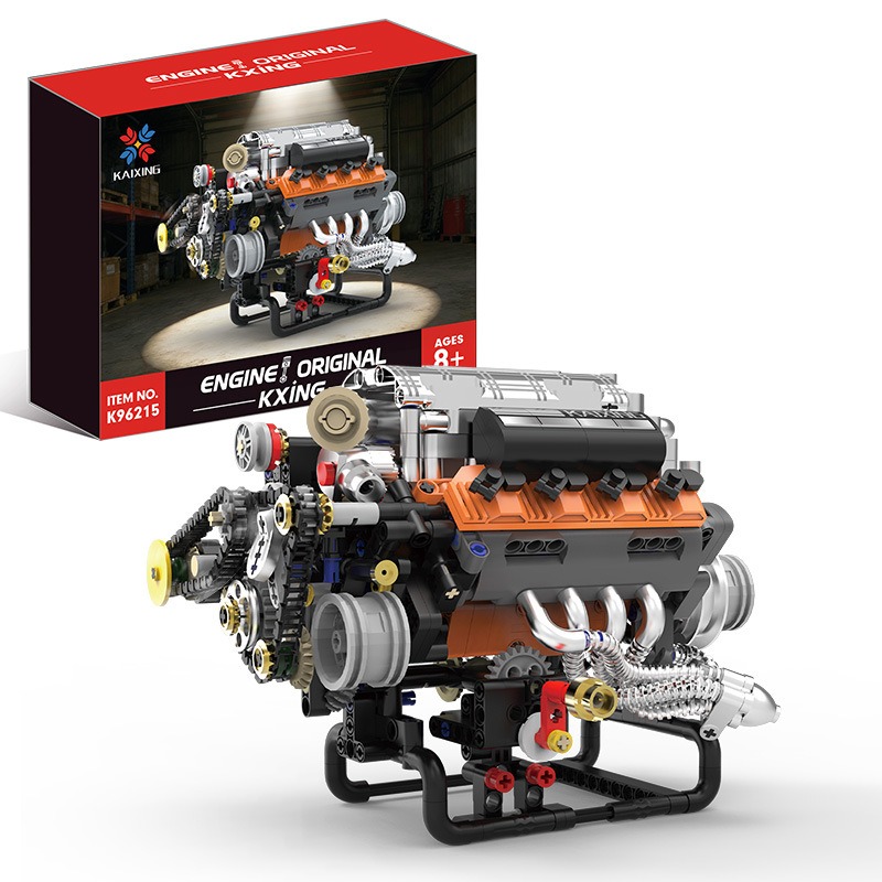 Model Kit V8 Engine - K96215 767 Parça V8 Motor Modeli