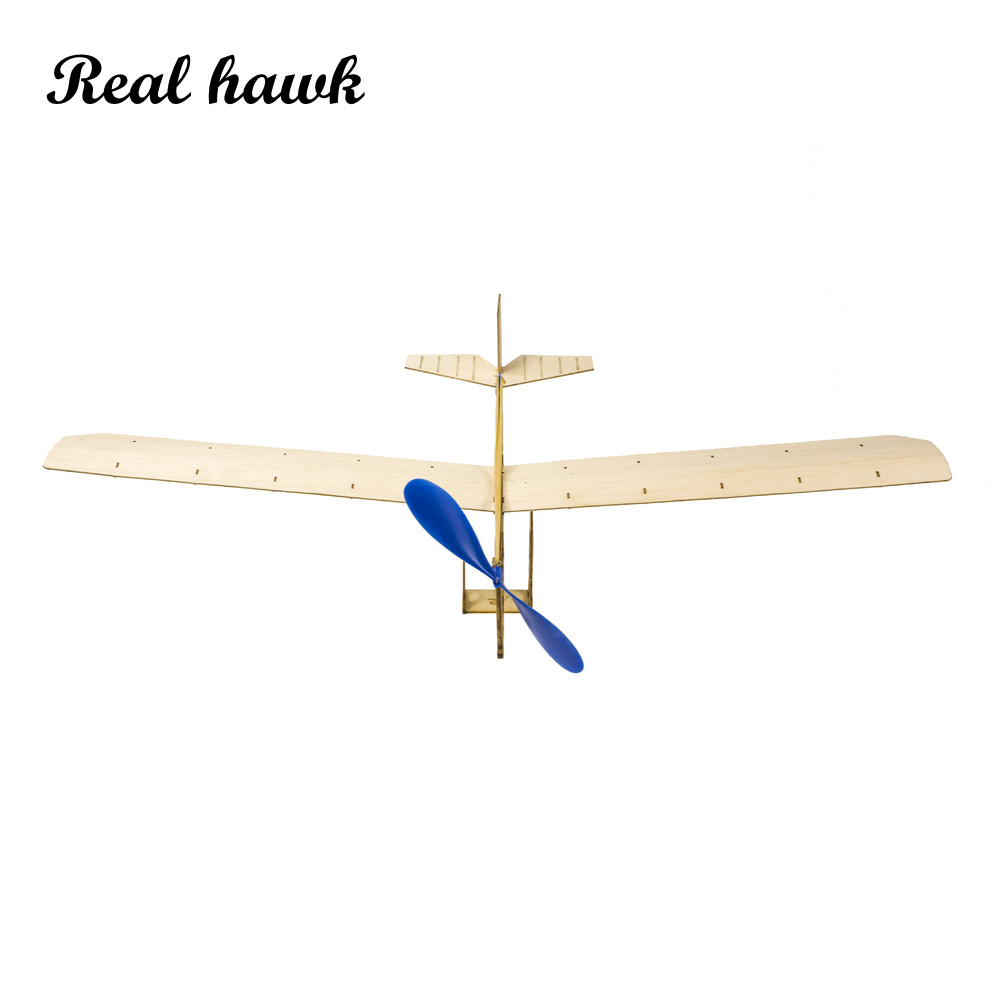 Model Kit Airplane - STEM Lastikle Çalışan Uçak Kiti, Çocuklar
