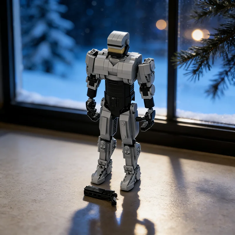Model Kit Robocop - 522 parça MOC Robocop Model Yapı