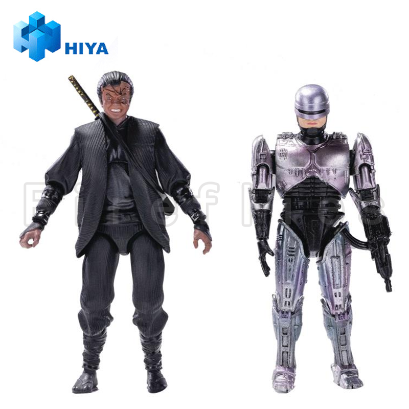 Model Kit Robocop - 1/18 HIYA aksiyon figürü zarif Mini