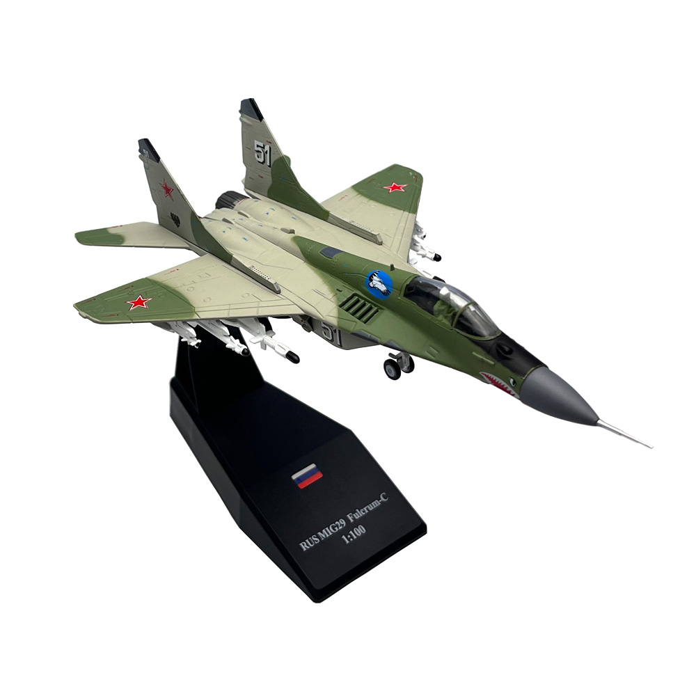 Model Kit Airplane - 1/100 Ölçekli Rus MIG-29 Mig29 Fulcrum