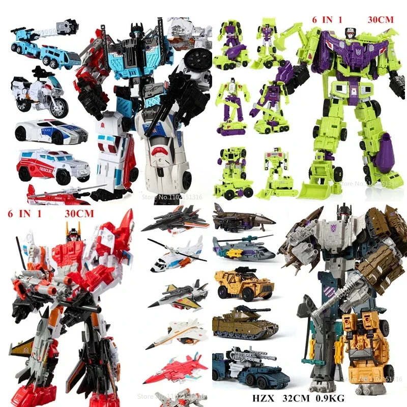 Model Kit Robot - Dönüşüm Robot Oyuncaklar HZX Defensor Bruticus