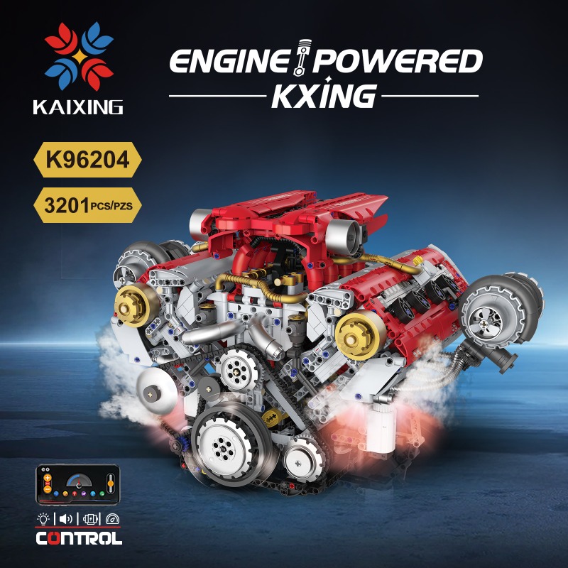 Motorlu V8 Motor 3201 Parça Ya - Model Kit V8 Engine incelemesi ve fiyatı
