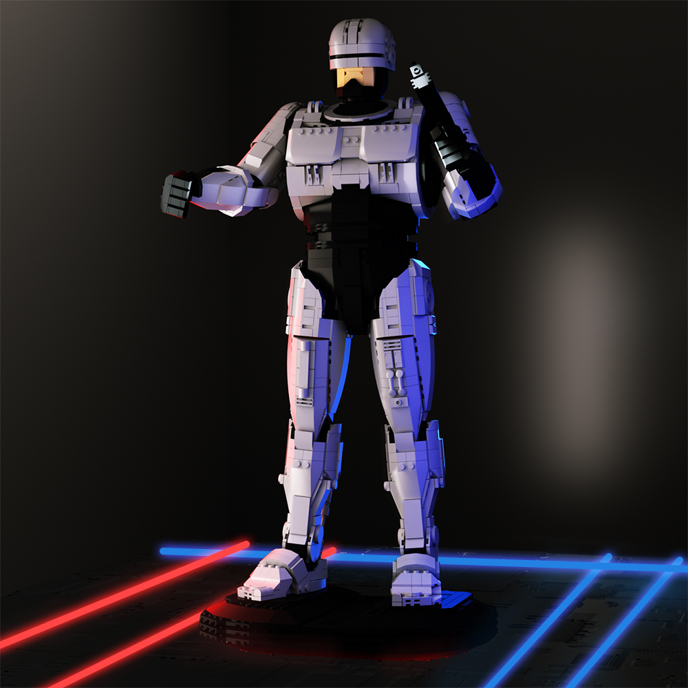 MOC RoboCoped Robot Yapı Taşla - Model Kit Robocop incelemesi ve fiyatı