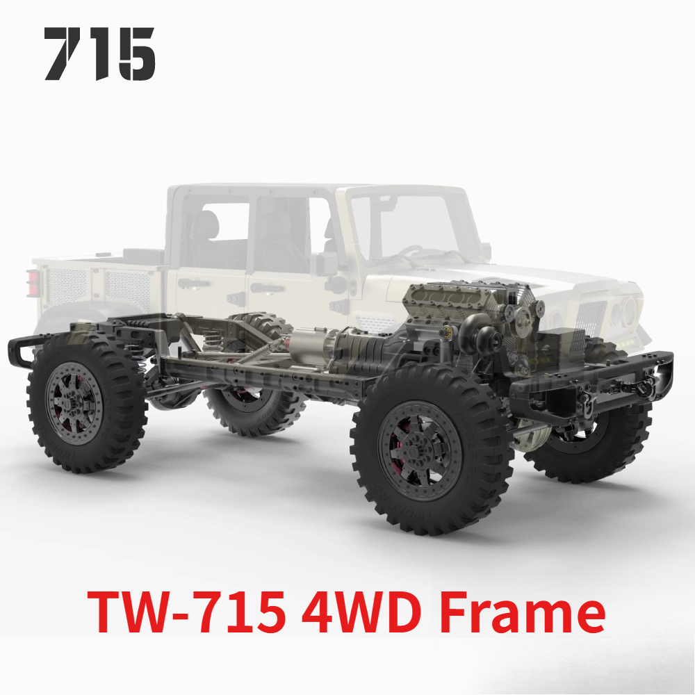 TWOLF 1/10 TW-715 4WD Çerçeve  - Model Kit V8 Engine incelemesi ve fiyatı