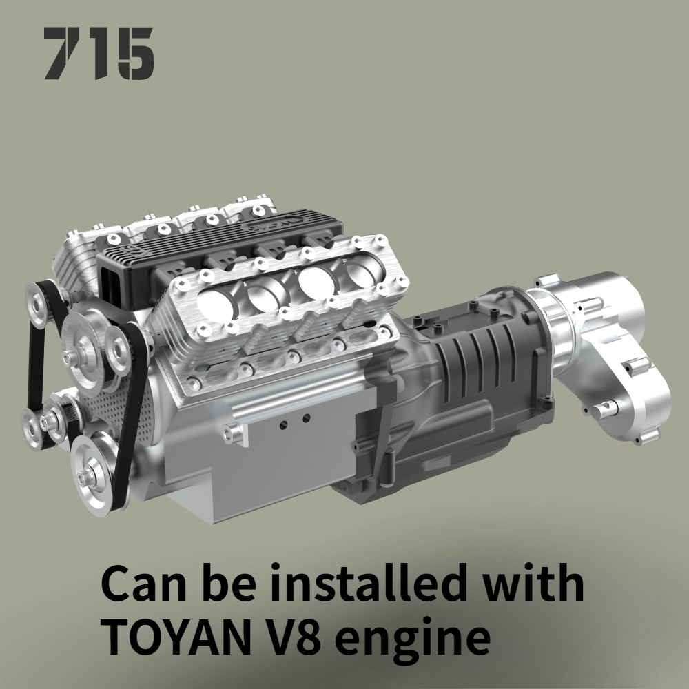 TWOLF 1/10 TW-715 4WD Çerçeve  - Model Kit V8 Engine incelemesi ve fiyatı