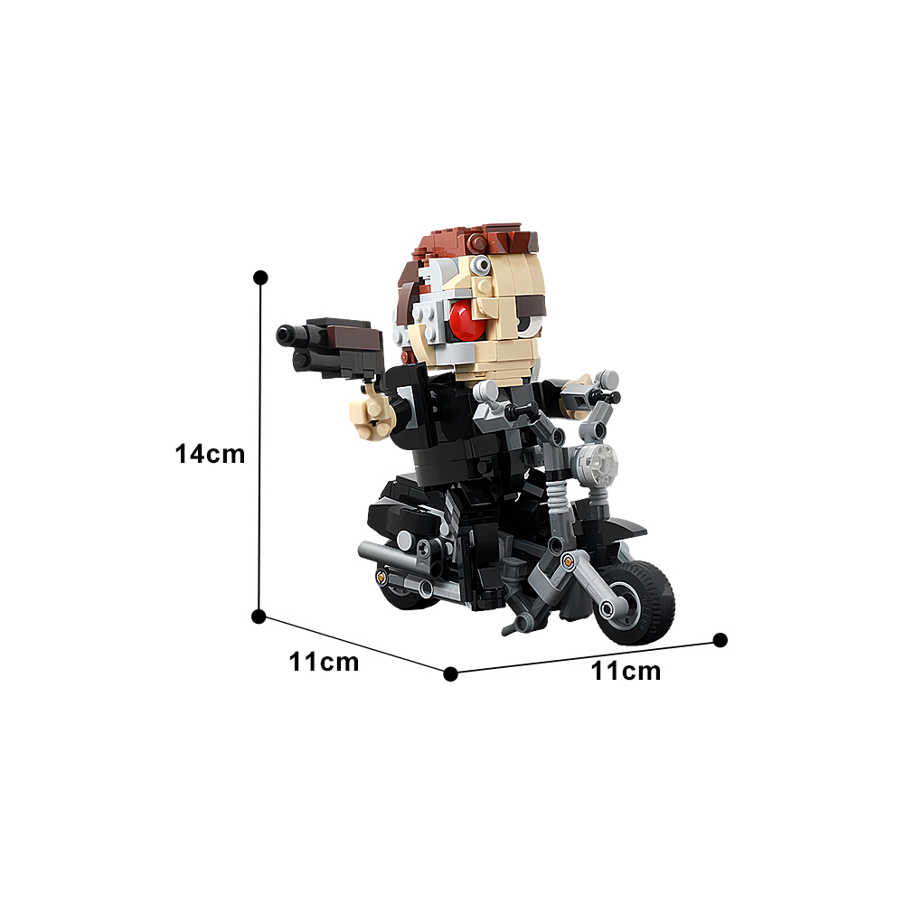 MOC mekanik terminatör T-800 y - Model Kit Robocop incelemesi ve fiyatı