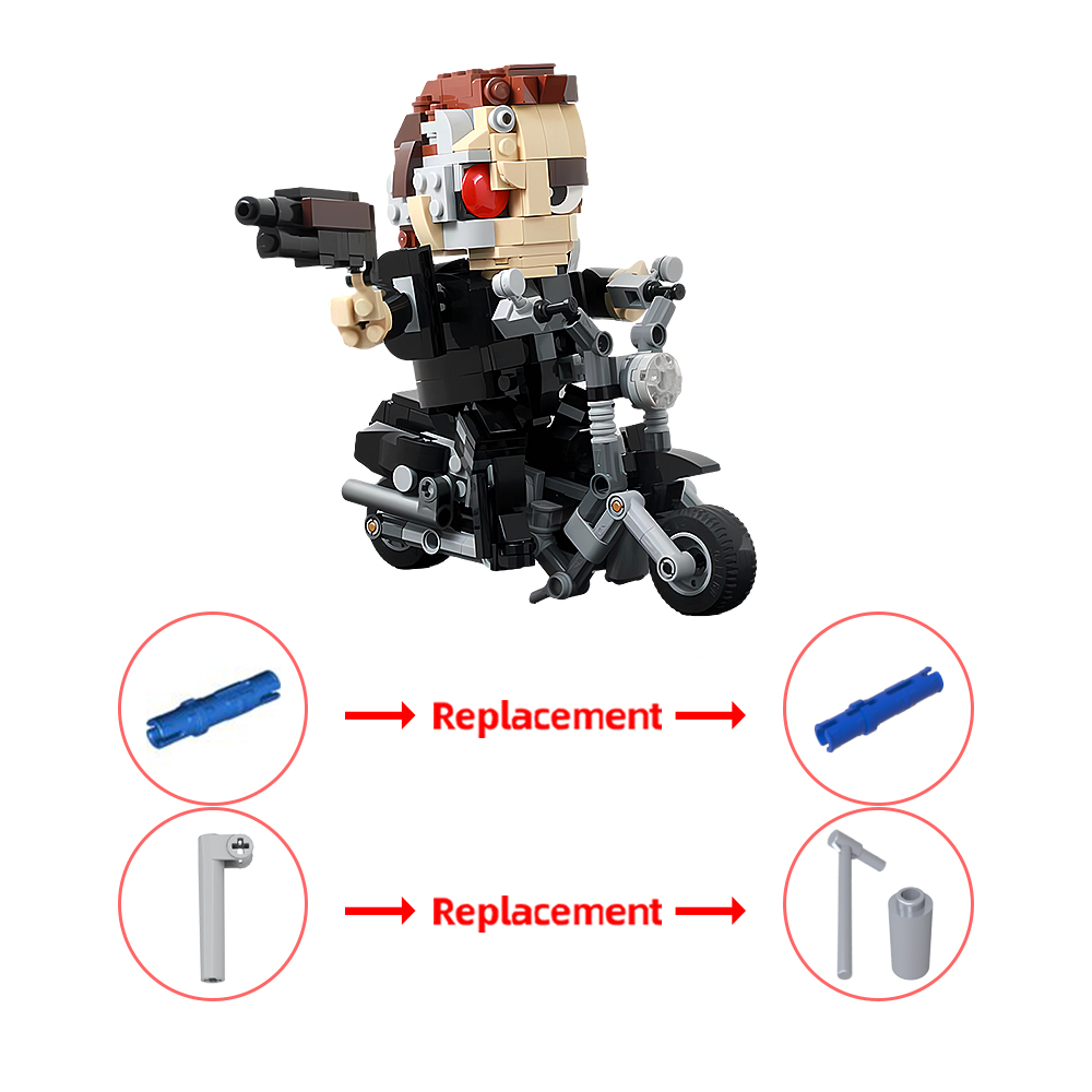 MOC mekanik terminatör T-800 y - Model Kit Robocop incelemesi ve fiyatı