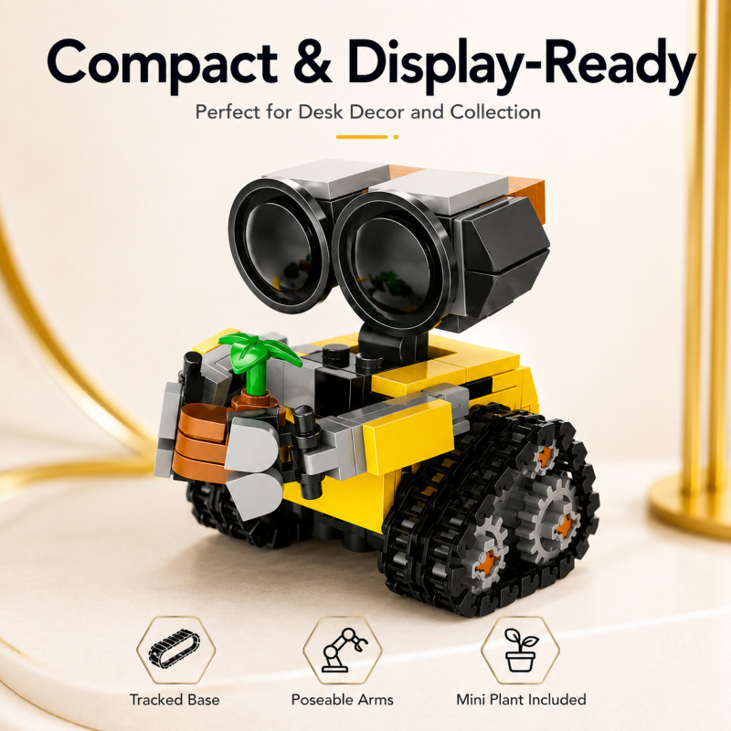 Mini Robot Yapı Blokları Seti, - Model Kit Robot incelemesi ve fiyatı