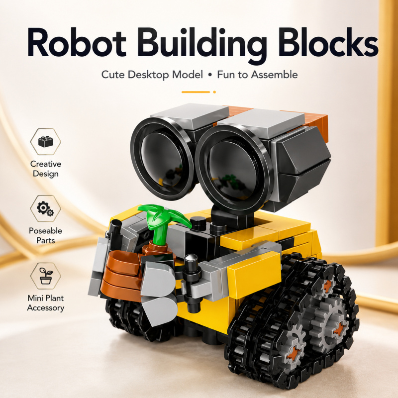 Mini Robot Yapı Blokları Seti, - Model Kit Robot incelemesi ve fiyatı