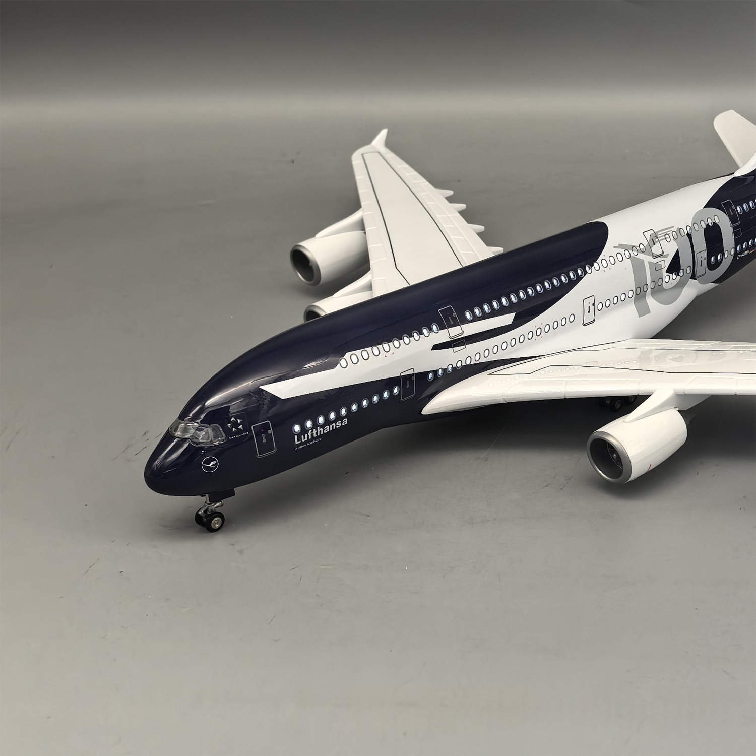 Yeni 45cm Lufthansa A380 100 Y - Model Kit Airplane incelemesi ve fiyatı