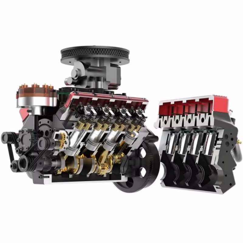 TOYAN V8 Gazlı 4 Zamanlı Motor - Model Kit V8 Engine incelemesi ve fiyatı