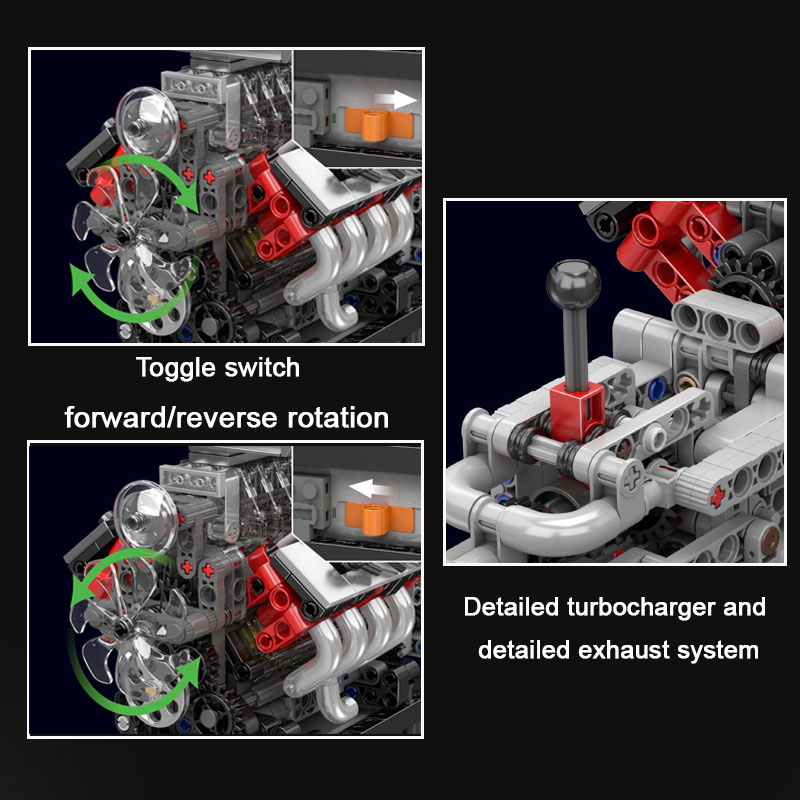 10225 Yüksek Torklu Araç V8 Mo - Model Kit V8 Engine incelemesi ve fiyatı