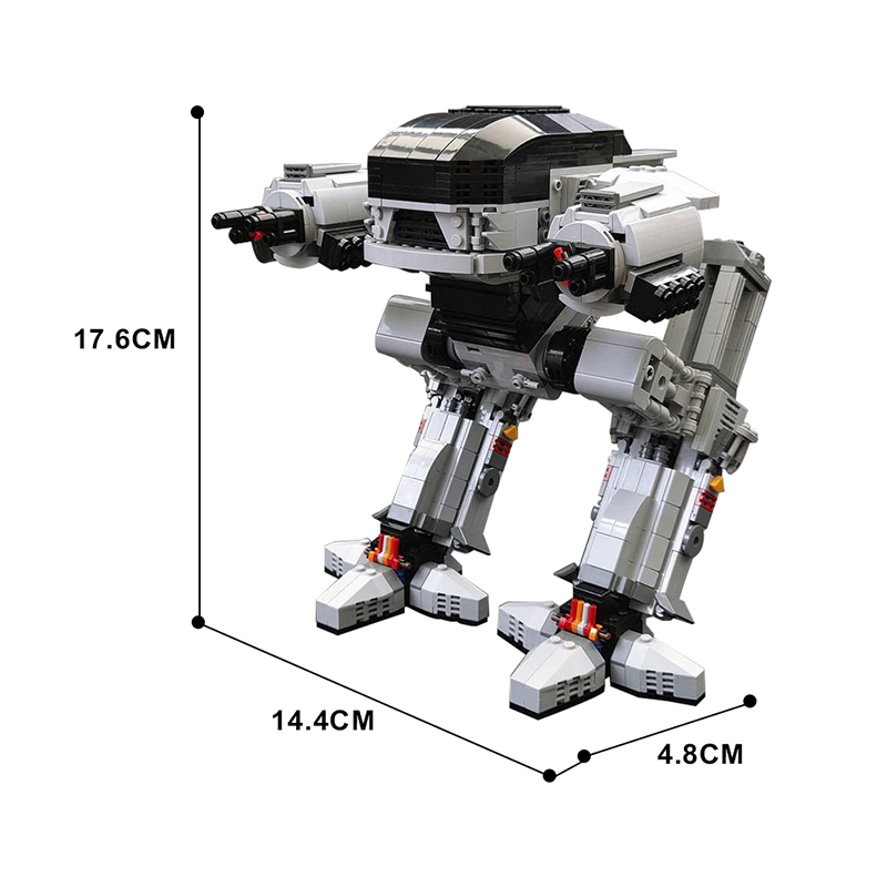 Gobricks UCS Ölçekli ED-209 Ro - Model Kit Robocop incelemesi ve fiyatı