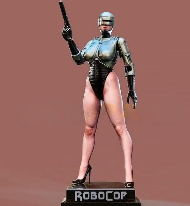 1/24 Ölçekli Die-Cast Reçine ş - Model Kit Robocop incelemesi ve fiyatı