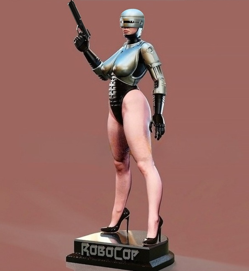 1/24 Ölçekli Die-Cast Reçine ş - Model Kit Robocop incelemesi ve fiyatı