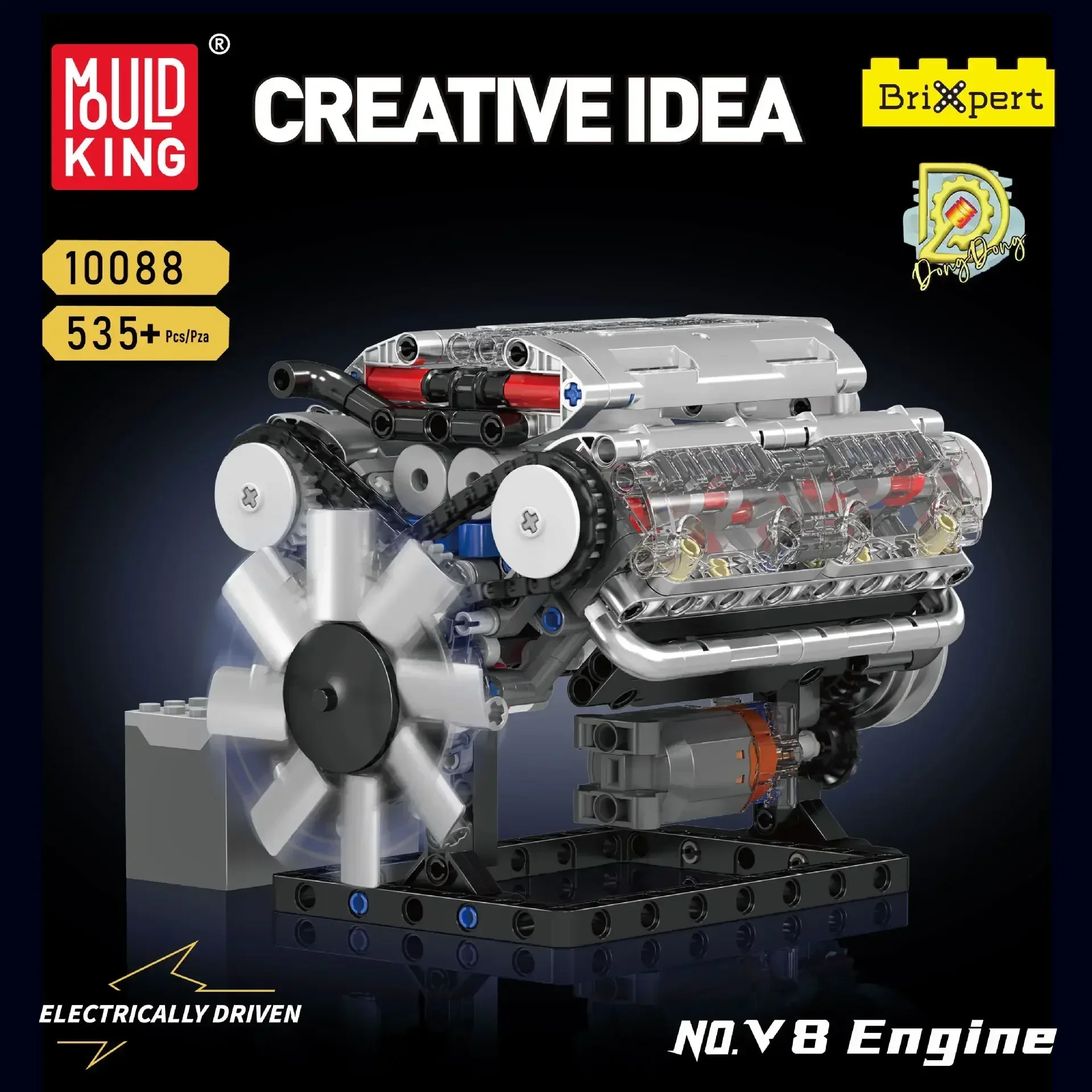 Mold King V8 Motor Yapı Taşlar - Model Kit V8 Engine incelemesi ve fiyatı