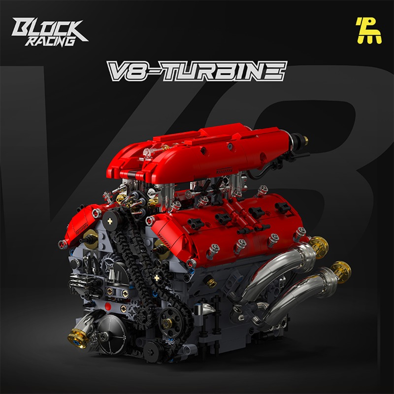 T5011 1370 parça Simülasyon V8 - Model Kit V8 Engine incelemesi ve fiyatı