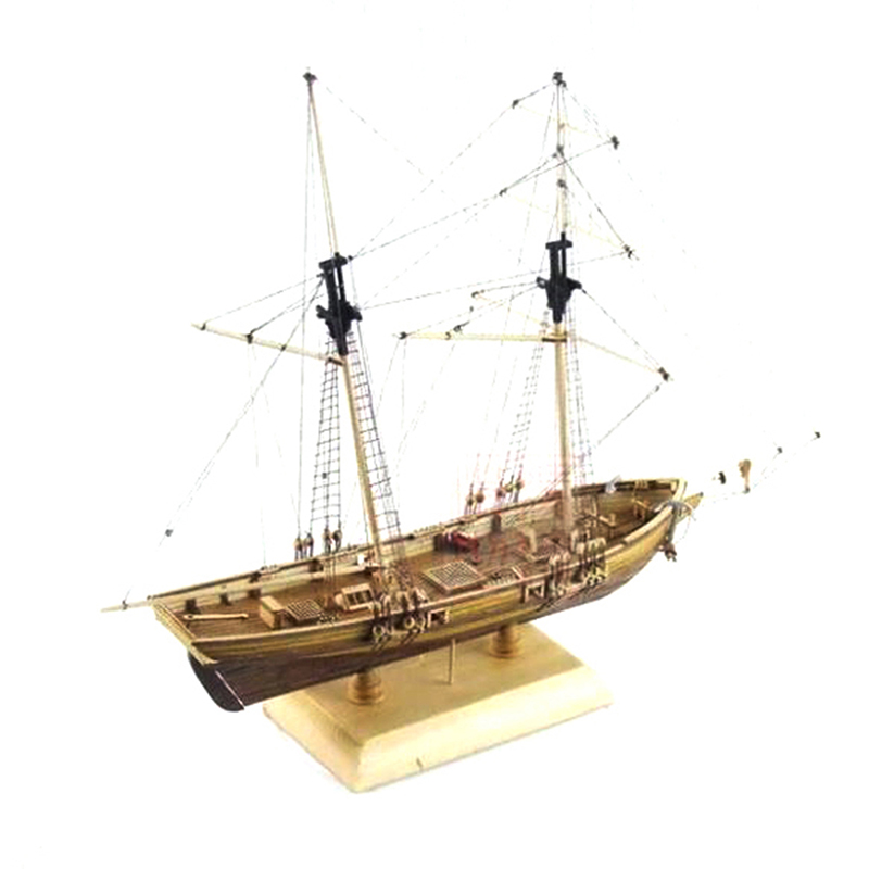 1:70 yeni liman ahşap yelkenli - Model Kit Yacht incelemesi ve fiyatı