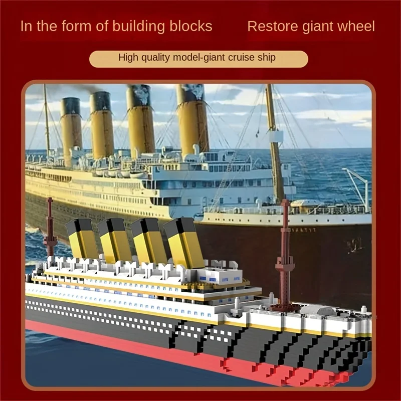 Titanic cruise gemi küçük parç - Model Kit Titanic incelemesi ve fiyatı