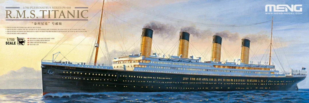 PS-008 MENG Titanic Cruise, Re - Model Kit Titanic incelemesi ve fiyatı