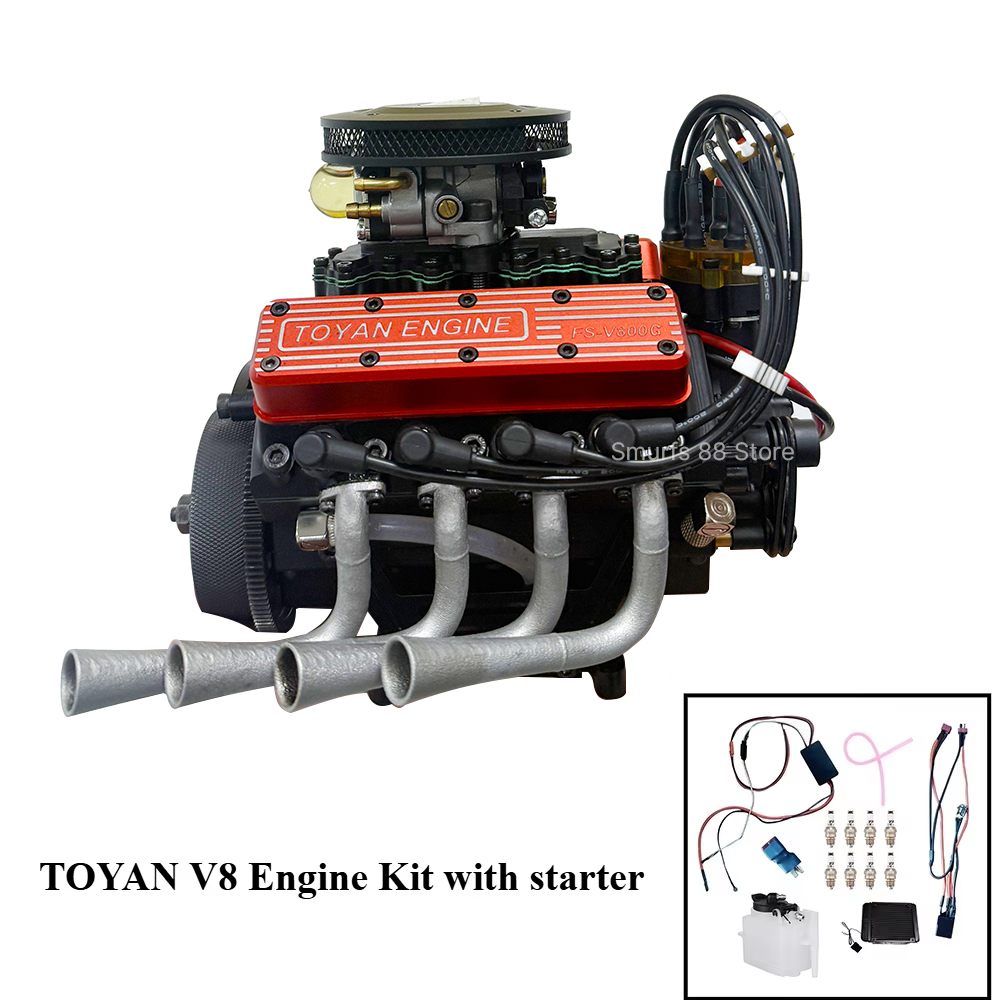 TOYAN V8 Metal Motor Modeli DI - Model Kit V8 Engine incelemesi ve fiyatı